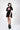 'ONLY LOVE ME' BACK RUFFLE SHIRT DRESS WITH BELT